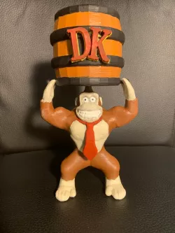 Donkey Kong and Barrel