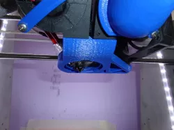 Dual 5015mm radial fan duct and mounting