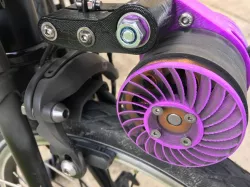 Electric Brompton? DIY Friction Drive Solution
