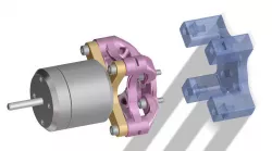 Engine mount for brushless motor