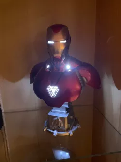 Eyes and Mini Arc Reactors pieces for Iron Man Mark 50 Bust - Avengers: Infinity War by HappyMoon