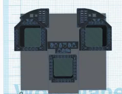 F18C Hornet Main Instrument Panel WIP