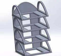 Gillette fusion5 stackable rack