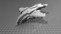 Halo 3/Halo Reach inspired Pelican (Lots of details)