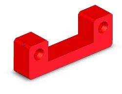 Heatsink to Fan Spacer for Replicator 2 Clones