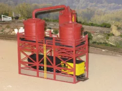HO Scale Grain Towers