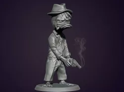 Howard the Duck (Duck detective with a gun)