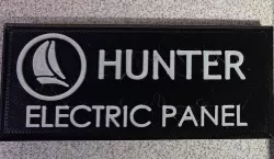 Hunter Logo and E-Panel Insert