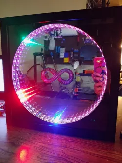 Infinity Mirror Clock (Remix)