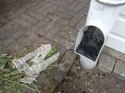 Leaf separator filter