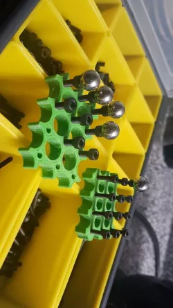 Magnetic ball joints for Anycubic Kossel Linear Plus