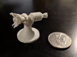 Micro Apollo Mission with Stand