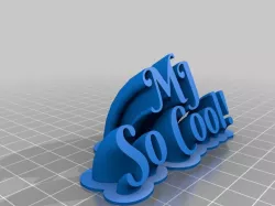 MJ 2-line name plate (text)