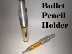 Modern, 3D Printed Bullet Pencil