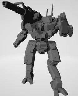 MWO Style Hollander II BZK-F5 for BattleTech