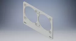 Noctua 2x 60mm fan adaptor bracket for Open Benchtable