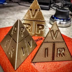 Ohm's Law / Joule's Power Law Pyramid (Tetrahedron)