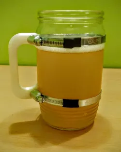 Post-apocalyptic style beer mug