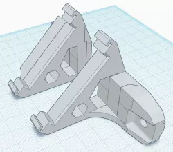 Prusa Bear Close fitting display mounts