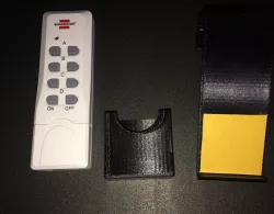 remote holder with hook