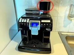 Saeco stackable coffee bean tray extender