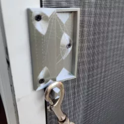Screen Door Handle with Hook