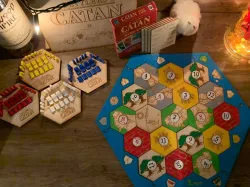 Settlers of Catan Laser Cut and Engraved Complete Set