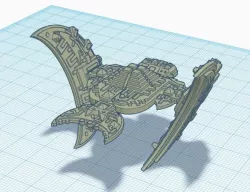Shroud Light Harvester assembled and rescaled