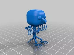Skeleton Parrot Pop Figure