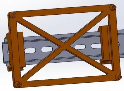 SKR Pro 1.1 DIN rail mount