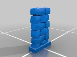 Small Stone Barrier Section