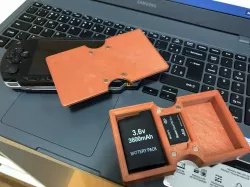 Sony PSP 2x Extra Battery + Memory Stick CASE