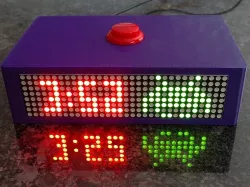 Space Invaders Clock