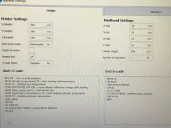 Start and End Gcodes for QiDi X-One printer