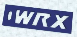Subaru WRX Keychain
