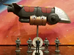 Tachyon Nine - Barricuda Frigate (Sci-Fi Miniature 25mm Scale)