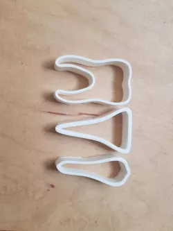 Teeth cookie cutter