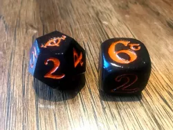 The One Ring RPG dice