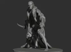 Thief with furcoat