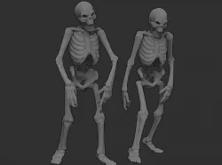 Undead Skeleton Walkers - D&D Miniature