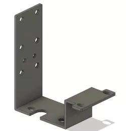 Wanhao i3 Stock extruder bracket (Fusion 360, PDF, STL)