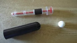 Water level indicator ball