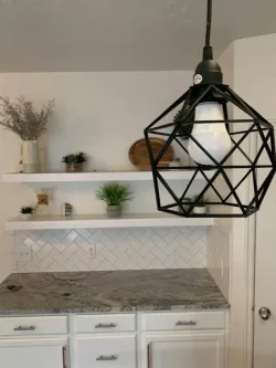 Wireframe Pendant Light