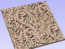 100mm Carved Panel