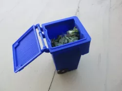 120l Garbage container (Belgium) 1/10 scale