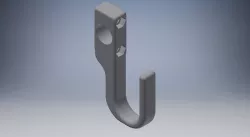 19mm Clamped Hook for Garden Hose etc