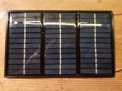 ~ 3W/19V (idle) Solar module Frame (~ 3.50$) -- ~ 3W/19V (Leerlauf) Solarmodul Rahmen (~ 4€)