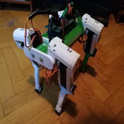 Arduino quadruped robot for MG995 (OPEN SOURCE)