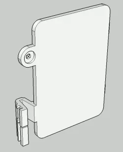 Battery box lid for HS210 controller
