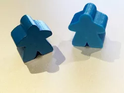 Carcassonne game figure / Meeple